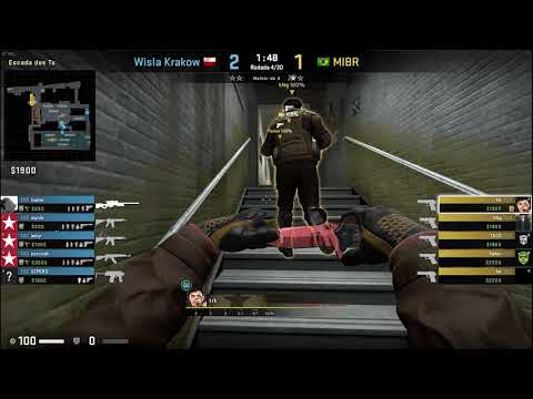 Pov trk (26/19) CS GO DEMO - TRAIN - 13 MIBR VS 16 WISLA KRAKOW (Nine to Five 3 25/08/2020)
