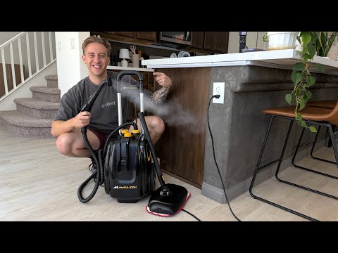 The BEAST! McCulloch MC1385 Deluxe Canister Steam Cleaner