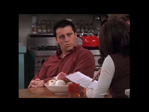 F.R.I.E.N.D.S - Joey writes a letter of recomendation
