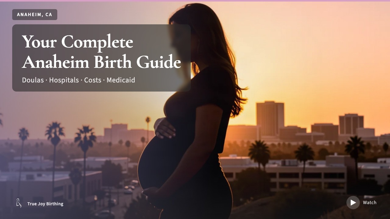 Anaheim Doula & Birth Plan Guide: Costs, Hospitals & Medicaid (First-Time Mom) — press play to watch