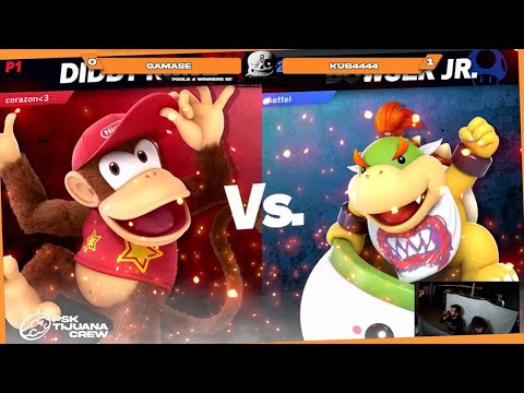 PSKSHOWDOWN 08 - PSK | Gamase (Diddy Kong) Vs. DM | EB Kub4444 (Bowser Jr.) WR4