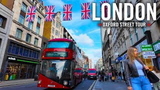 London Walking Tour 4K – Marble Arch to Oxford Circus