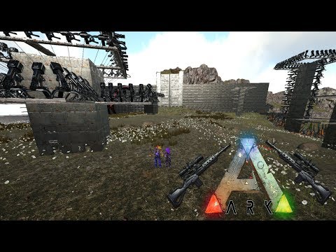 Ark Survival Defending Our Base !