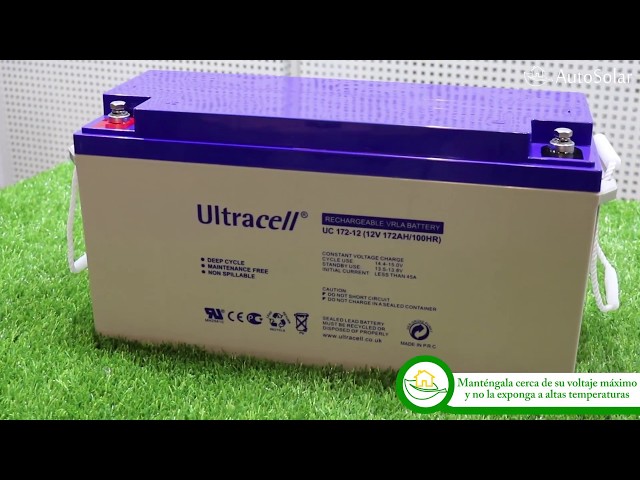 Batería AGM 12V 172Ah Ultracell UC-172-12