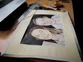 Speed DRAWING PORTRAIT Aquarell Technique Timelapse Faber Castell Joe Art