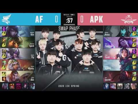 AF VS APK Game 1 Highlights 2020 LCK SPRING HIGHLIGHTS