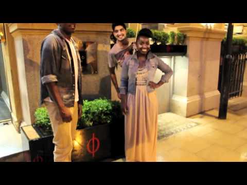 Misha B (X Factor 2011), Rio and Adam Kamani at Rosso Restaurant, Manchester
