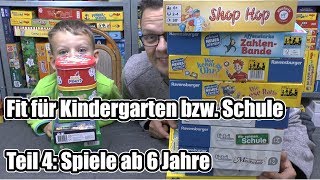 Fit für Kindergarten & Schule Teil 4 - Top Lernspiele ab 6 Jahre (+ Hinweis zum Alter)