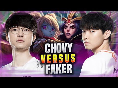 CHOVY vs FAKER! - GEN Chovy Plays Leblanc MID vs T1 Faker Poppy! | Preseason 2022