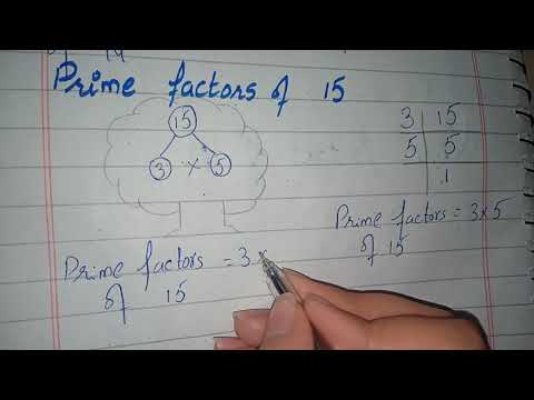 Factor Tree of 15|Prime Factorization of 15