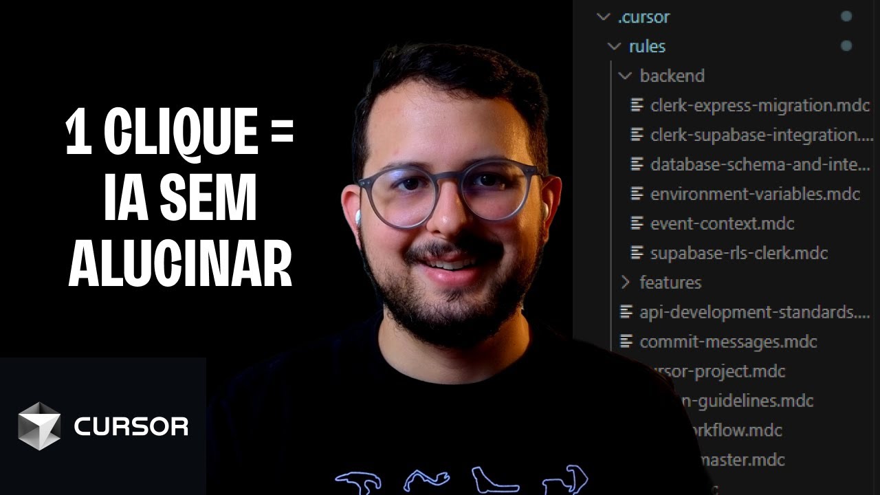 Como Criar Regras Perfeitas no Cursor em 1 Clique (No-Code, Melhor que o Nativo!)