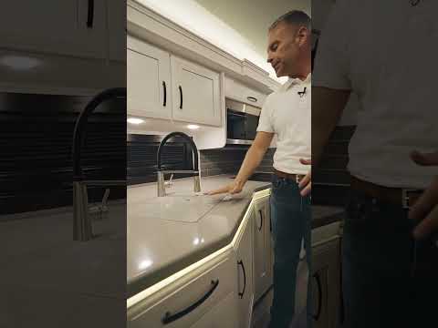 2025 Vision XL - Solid-surface Counter - Vision XL Gas Class A Motorhome - Top 10 Features Benefits - Entegra Coach