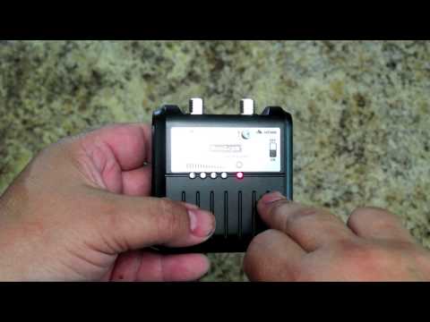 Using the King SL1000 TV Signal Strength Meter in a RV.