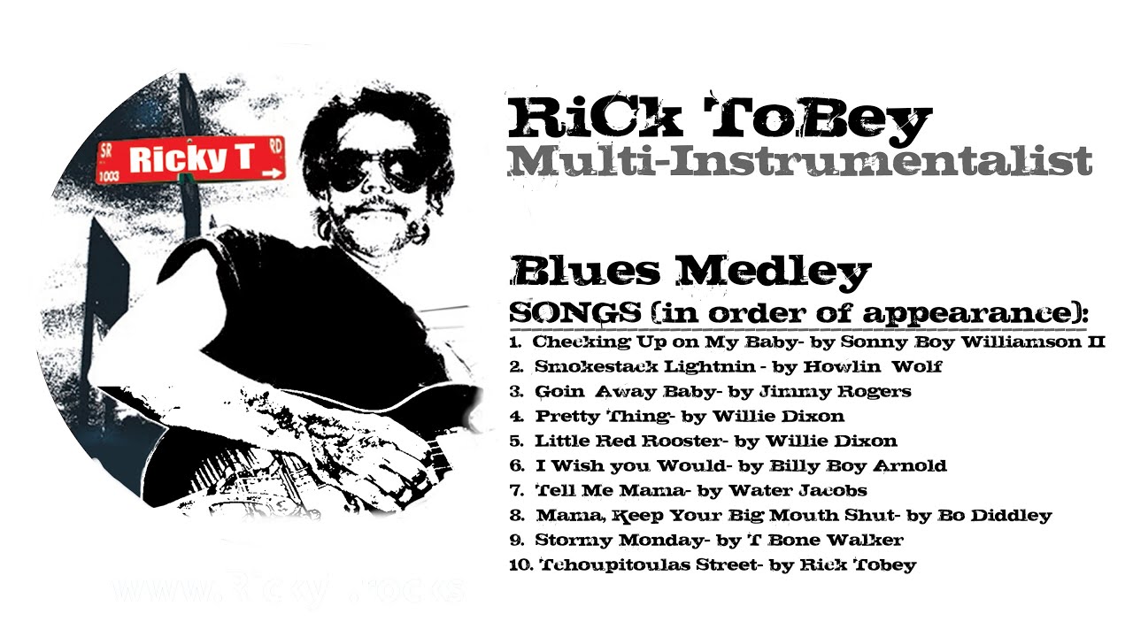 Promotional video thumbnail 4 for Rick Tobey playin dem Chickenhead Blues