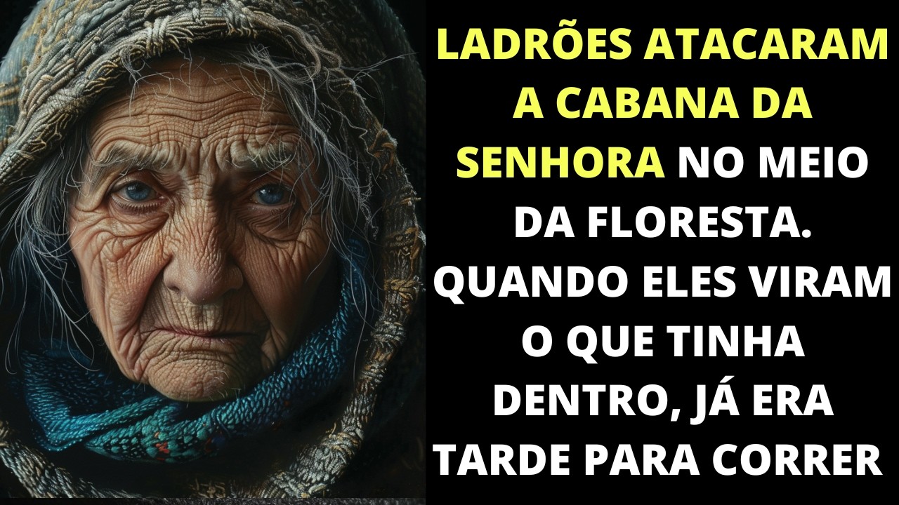 Ladrões atacaram a cabana de uma senhora. Assim que viram o que tinha dentro, ja era tarde demais...