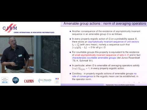 Amos Nevo: Representation theory, effective ergodic theorems, and applications - Lecture 1