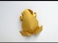 How to Fold a Pre-Columbian Style Origami Frog