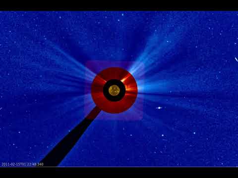 Coronal Mass Ejection Headed for Earth