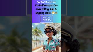 Cruise Passengers Sue Over ‘Filthy’ Ship & Ongoing Illness 😷⚖️ #cruiseline #cruiselife #cruiseship