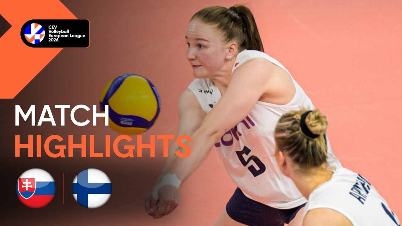Highlights | Slovakia vs. Finland | CEV Volleyball European League 2026 | Women