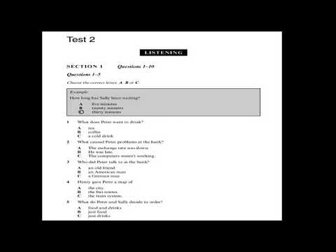 IELTS Listening Day N How Long has Sally Been Waiting