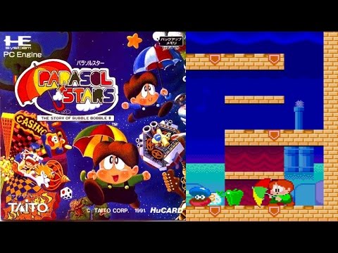 Parasol Stars: The Story of Bubble Bobble III | PC Engine | Taito Corporation | 1991