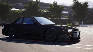 JDM  Nissan Silvia S13 Q'sでドライブしてるだけの動画 (JDM ジャパニーズドリフトマスター)