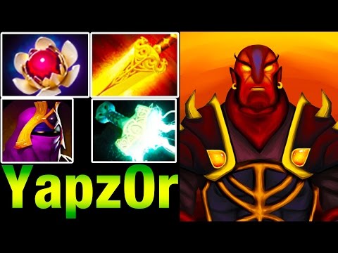 YapzOr Ember Spirit - Lotus Orb, Radiance, Veil of Discord and Mjollnir - Dota 2