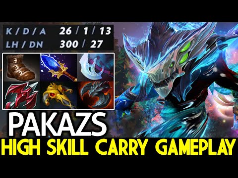 PAKAZS [Morphling] High Skill Carry Gameplay No Mercy 26 Kills Dota 2
