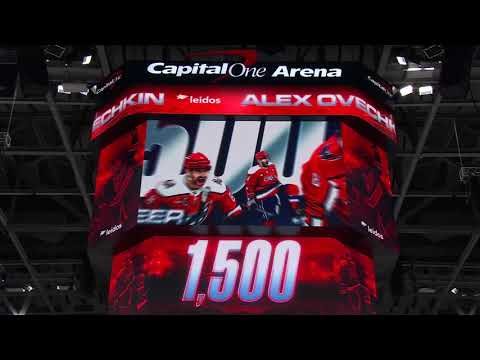 “Вашингтон” чествует Овечкина - 1500 матчей в НХЛ!