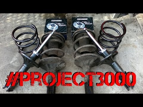 Eibach Pro Kit Lowering Springs Install - 3000GT