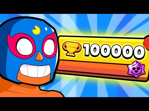 This is how I got 100,000 trophies in Brawl Stars