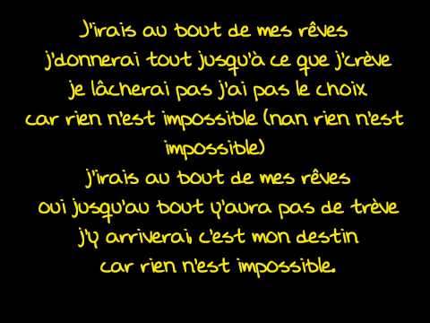 Mister You - Rien n'est impossible Ft Atheena [Paroles]