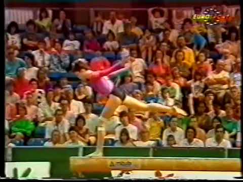 Monika Zabrzova 🇨🇿 BB EF 9.750 1989 European Championships