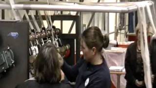 preview picture of video 'Wool spinning with MJD at Big Sky Quality Wool in Broadus MT'