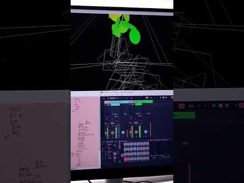 Ableton Max for Live Pure Data Generative Audio Visual Art with OSC !👾💻#ableton #maxforlive #coding
