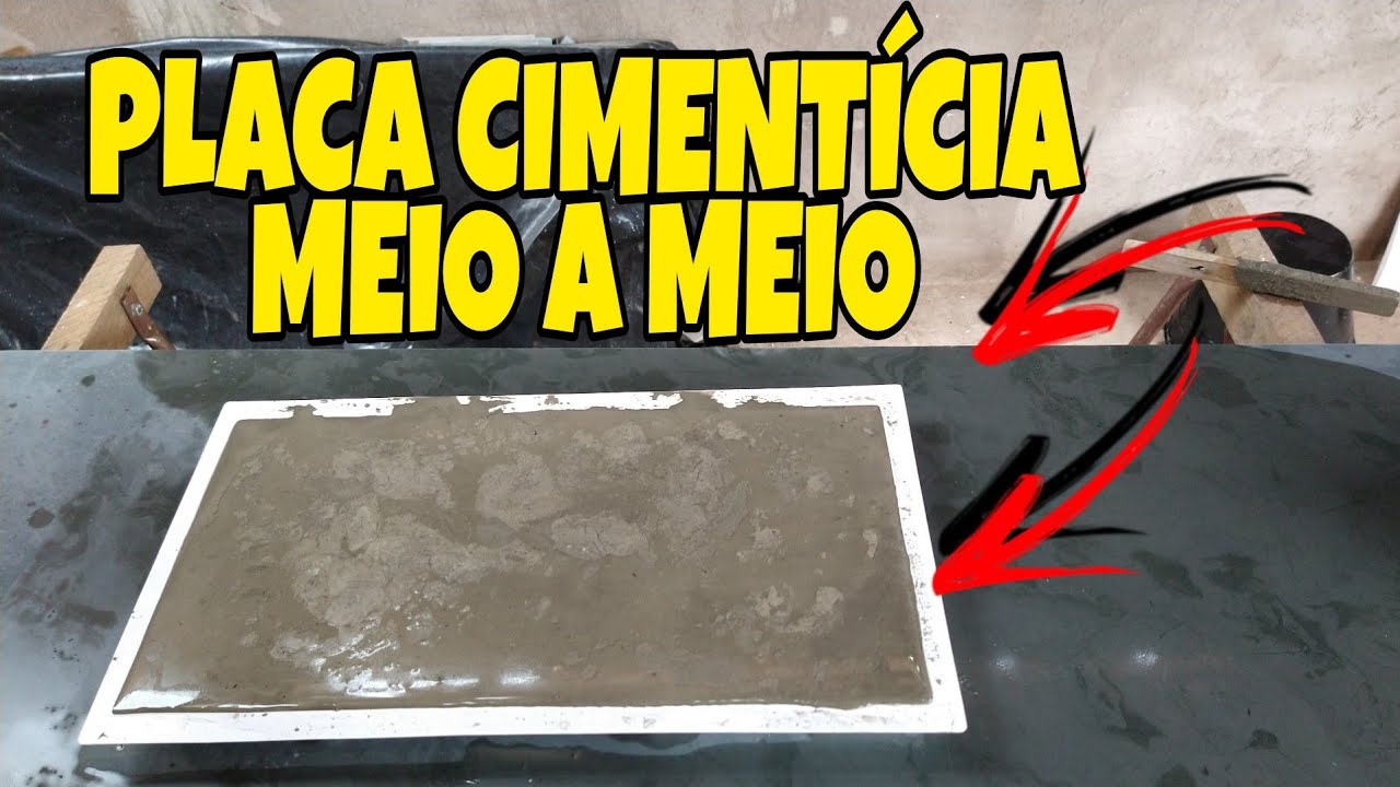 COMO FAZER PLACA CIMENTÍCIA 3D AREIA E CIMENTO.