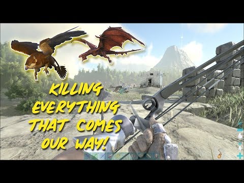 THEY CALLED THE ALPHA TRIBE! / ARK: Survival Evolved Raiding (Official Servers)