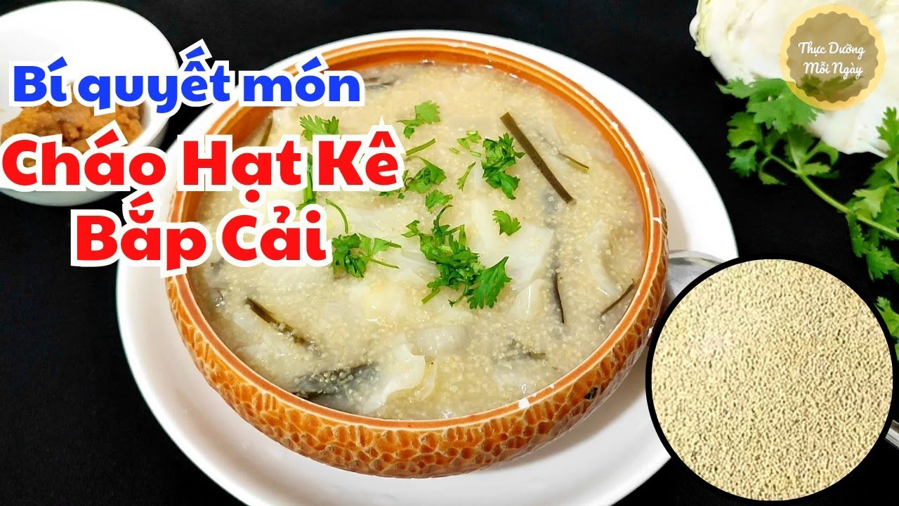 Cách Nấu Cháo Kê