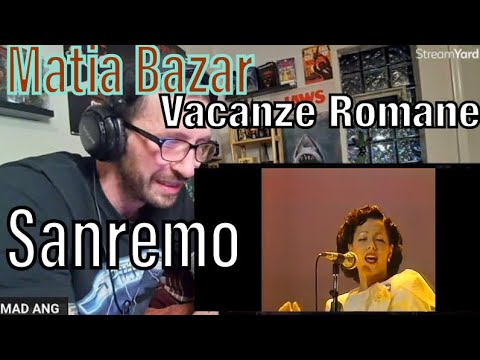 METALHEAD REACTS| Matia Bazar - Vacanze Romane (Sanremo '83 - 3a serata - stereo)