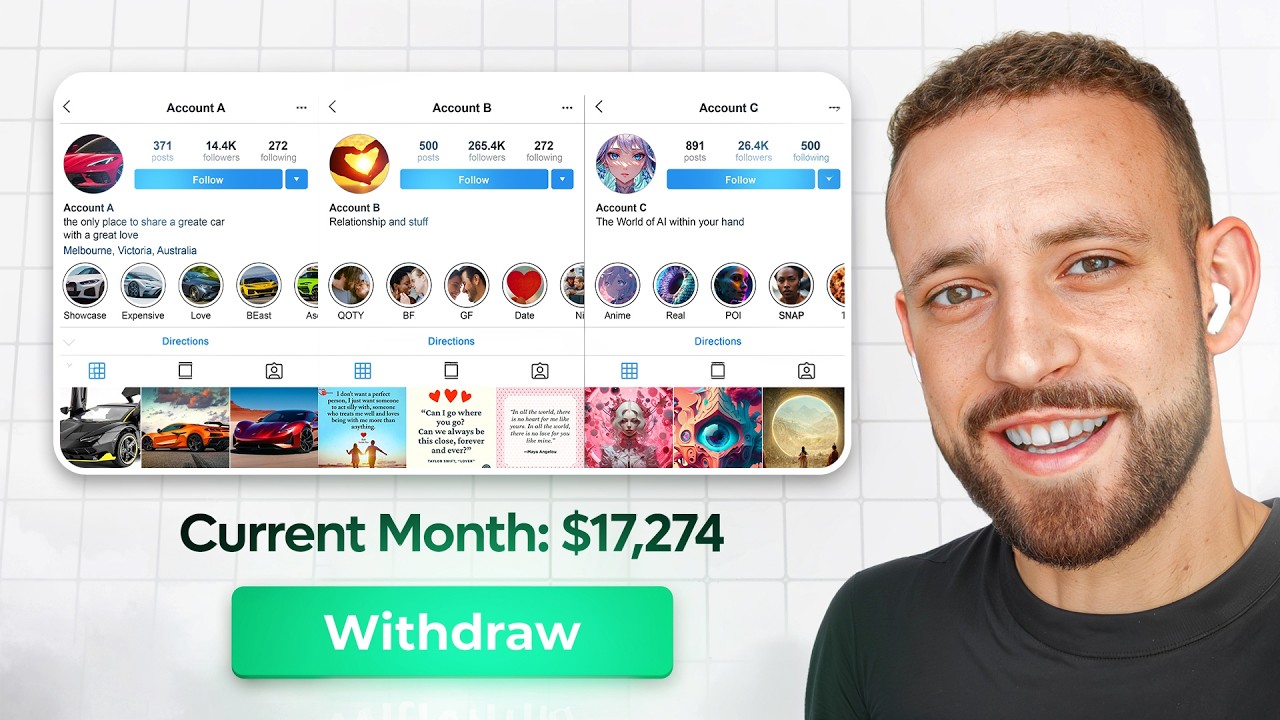 COPY My $17,000/mo AI Faceless Instagram Method (Full Tutorial)