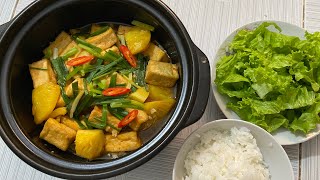Cách nấu Đậu Hủ Kho Khóm thấm vị ăn hao cơm | Món Chay Ngon