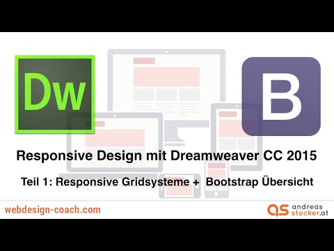 Teil 1: Responsive Design mit Dreamweaver CC 2015 und Bootstrap