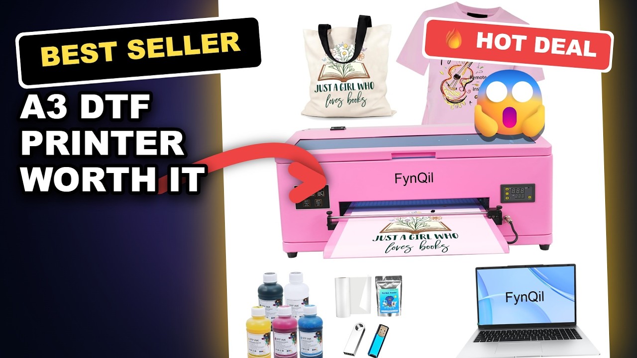 A3 DTF Printer Worth It for Beginners with EraRIP Software Suite review video