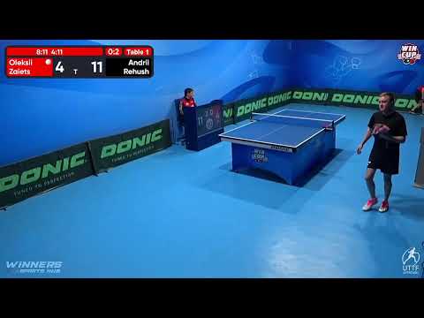 12:00 Oleksii Zaiets  0 - 3 Andrii Rehush West 1 WIN CUP 12.12.2022 | TABLE TENNIS WINCUP
