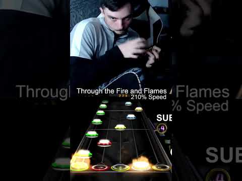 Hardest Guitar Hero Song 210% Speed⚡