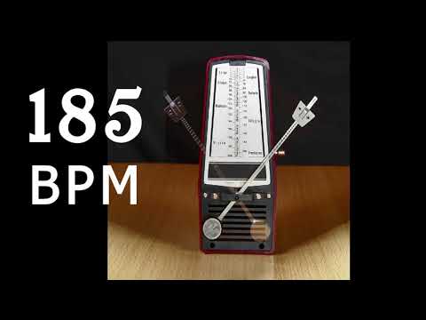 METRONOME 185 BPM COWBELL SOUND