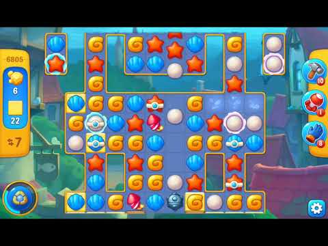 Fishdom 2021 - Level 6805   #playrix #fishdom #gaming