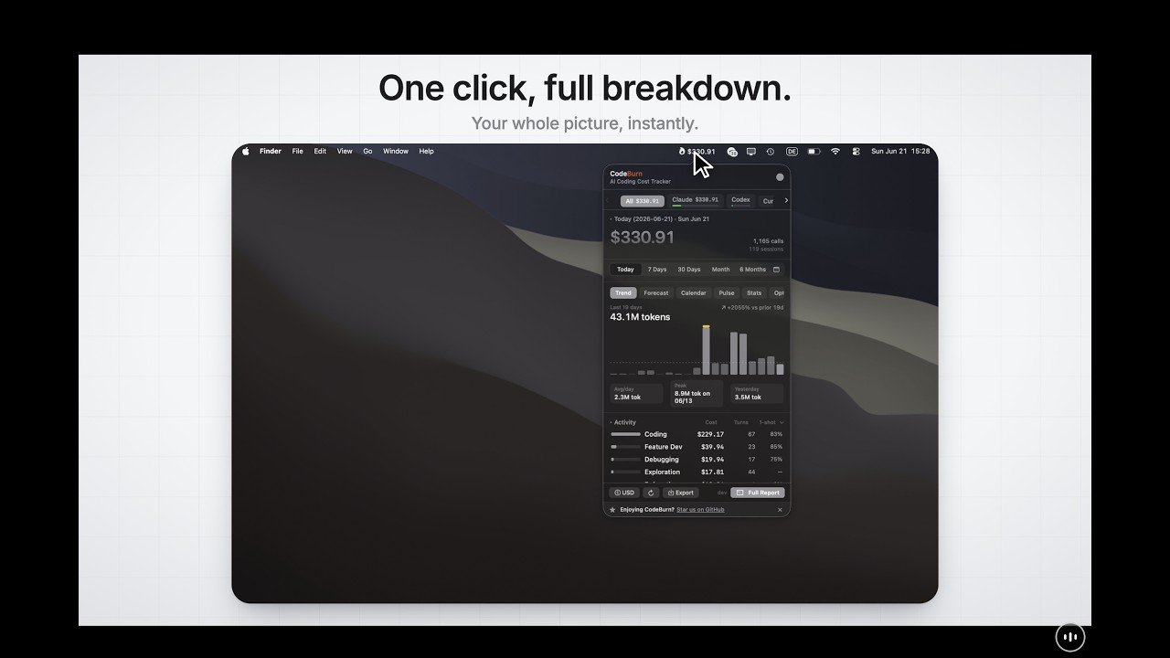 CodeBurn video preview