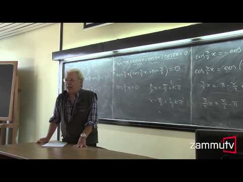 Corso zero di matematica (lezione 20) - Equazioni e disequazioni goniometriche